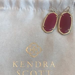 KENDRA SCOTT RED EARRINGS